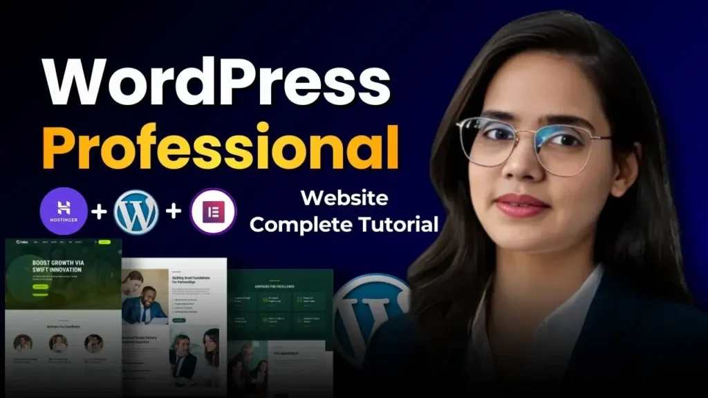 Professional WordPress Website Tutorial for Beginners