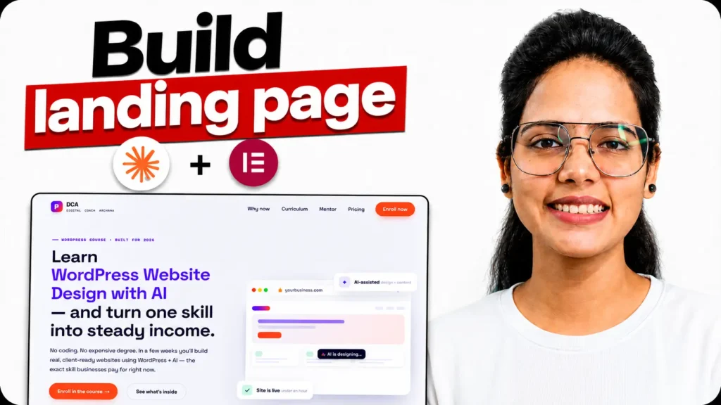 Design Landing Page Using Claude AI